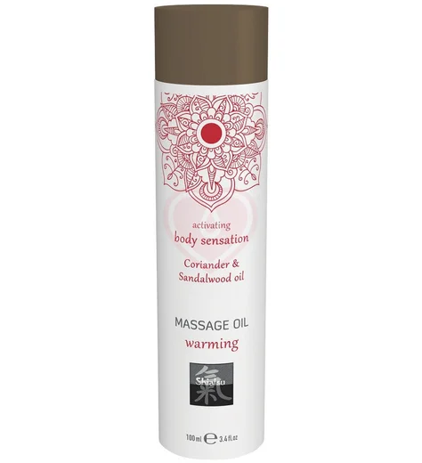 Массажное масло Shiatsu Massage Oil Warming Кориандр и сандал 100 мл фото 1