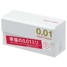Самые тонкие презервативы Sagami Original 001 полиуретановые 10 шт