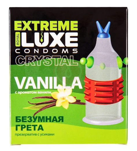 Презерватив Luxe Extreme Безумная Грета с ароматом ванили 1 шт фото 1