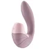 Вибратор с вакуумным стимулятором Satisfyer Supernova пыльно-розовый фото 1