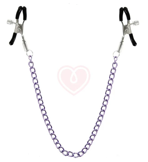 Зажимы для сосков Sweet Caress с цепочкой фото 1