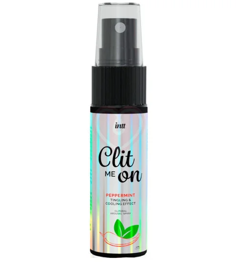 Возбуждающий спрей для клитора Intt Clit Me On Pepermint перечная мята 12 мл фото 1