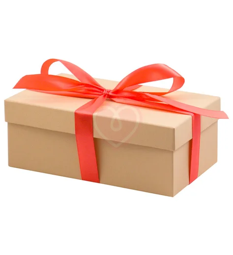 Подарочная коробка Карамель 23х15 см жёлтая фото 1