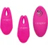 Зажимы для сосков с вибрацией и пультом Remote Nipple Clamps розовые фото 1
