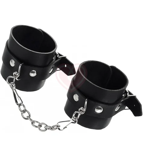 Однослойные наручники Pecado BDSM черные фото 1