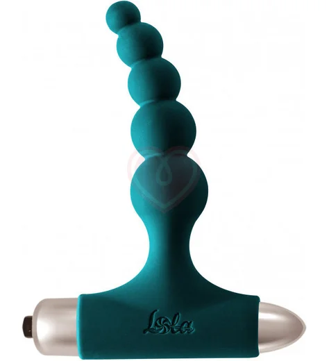 Анальный вибростимулятор с бусинами Spice it up New Edition Splendor зелёный фото 1