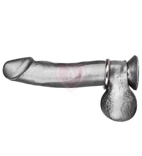 Стальное эрекционное кольцо Stell Cock Ring диаметр 3,3 см фото 1