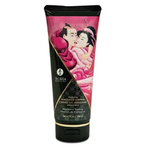 Съедобный массажный крем Shunga Необыкновенные поцелуи Малиновое чувство 200 мл