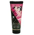 Съедобный массажный крем Shunga Необыкновенные поцелуи Малиновое чувство 200 мл фото 1
