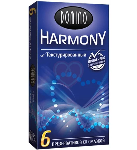 Текстурированные презервативы Domino Harmony 6 шт фото 1