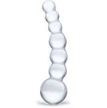 Стеклянный стимулятор Glas Beaded Dildo