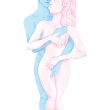 Открытка Нежное объятие