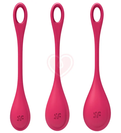 Набор из 3 вагинальных шариков Satisfyer Yoni Power 1 розовый фото 1