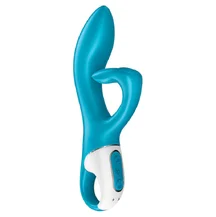 Вибратор Satisfyer Embrace Me с тройным клиторальным стимулятором бирюзовый