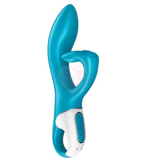 Вибратор Satisfyer Embrace Me с тройным клиторальным стимулятором бирюзовый фото 1