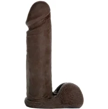 Реалистичная насадка для страпона Vac-U-Lock Ultraskyn Cock 19 см коричневая