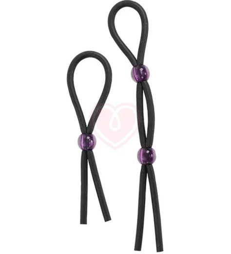 Набор эрекционных лассо Silicone Cock Ties фото 1