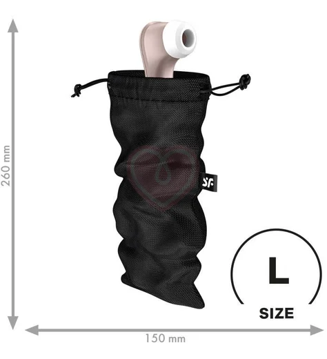 Мешочек для хранения вибратора Satisfyer Treasure Bag L черный фото 1