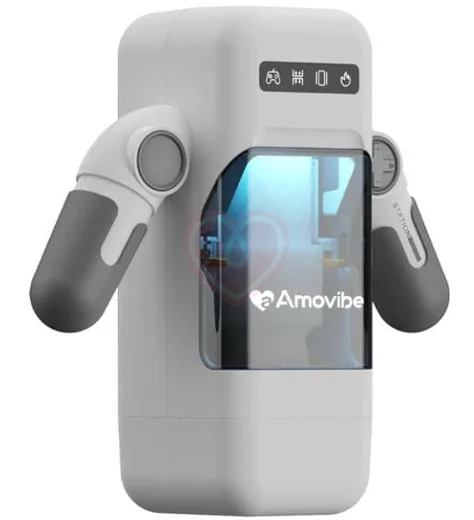 Робот-мастурбатор в форме джойстика Amovibe Game Cup белый фото 1