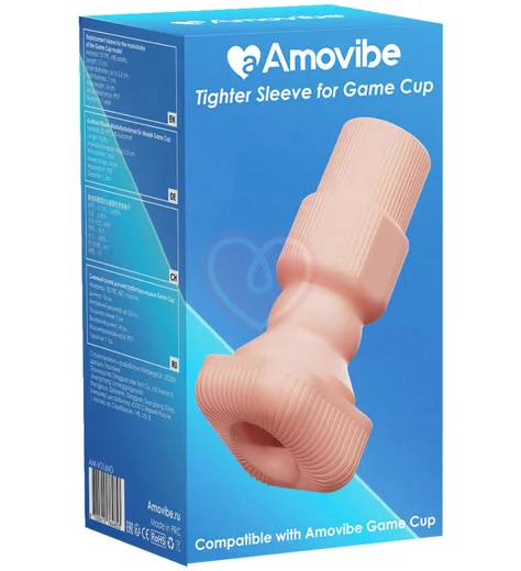 Вставка-рукав для робота-мастурбатора Amovibe Game Cup телесная фото 1
