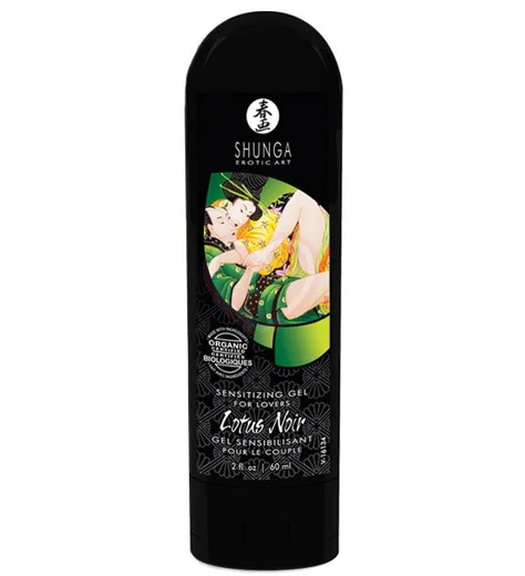 Возбуждающий гель Shunga Lotus Noir 60 мл фото 1