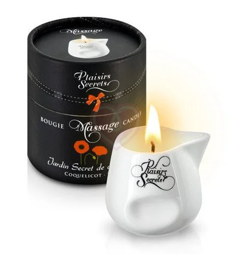 Свеча с массажным маслом Concorde Massage Candle Сладкий мак 80 мл фото 1