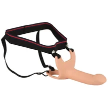 Полый фаллоимитатор на ремешках Strap-on Silicone Sleeve