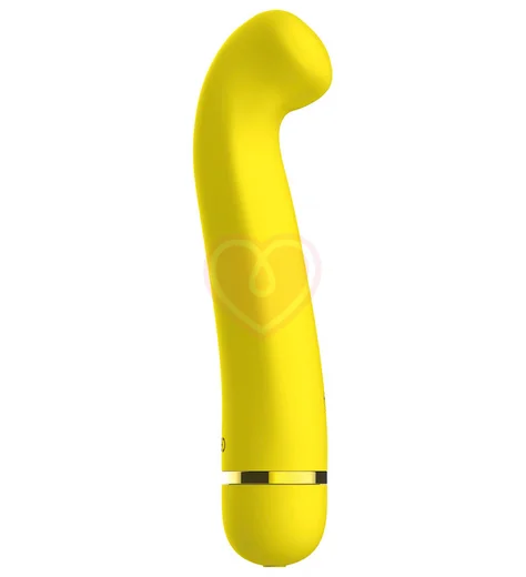 Вибратор с широким кончиком Lola Fantasy Raffi жёлтый фото 1