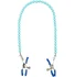 Зажимы на соски с цепочкой Kanikule голубые фото 1