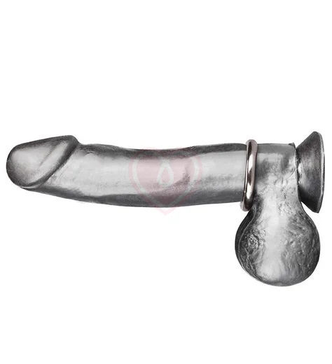 Стальное эрекционное кольцо Stell Cock Ring диаметр 4,3 см фото 1