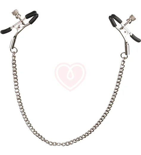 Регулируемые зажимы для сосков с цепочкой Adjusable Nipple Clips фото 1