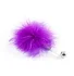 Щекоталка с пушистым мехом и прозрачной ручкой ToyFa Theatre фиолетовая фото 1