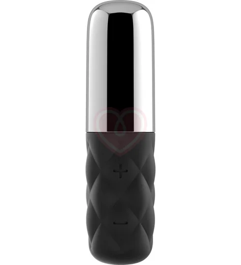 Мини-вибратор Satisfyer Mini Sparkling Darling чёрно-серебристый фото 1