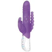 Вибратор хай-тек для двойного проникновения Rabbit фиолетовый