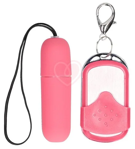 Вибропуля с пультом управления Remote Vibrating Bullet розовая фото 1