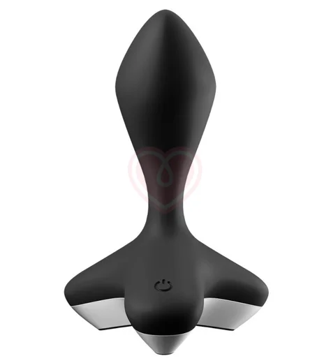 Анальная вибропробка Satisfyer Game Changer с приложением чёрная фото 1