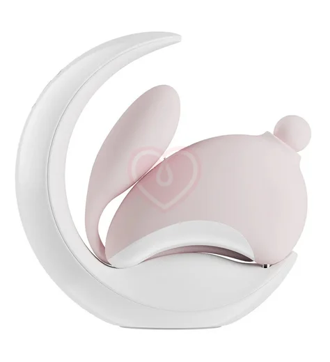 Вакуумный стимулятор с виброяйцом Osuga Obonny розовый фото 1