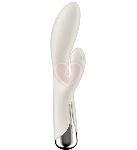 Вибратор-кролик с ротацией Satisfyer Spinning Rabbit 1 бежевый фото 1