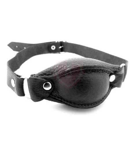 Кожаный кляп Sitabella чёрный фото 1