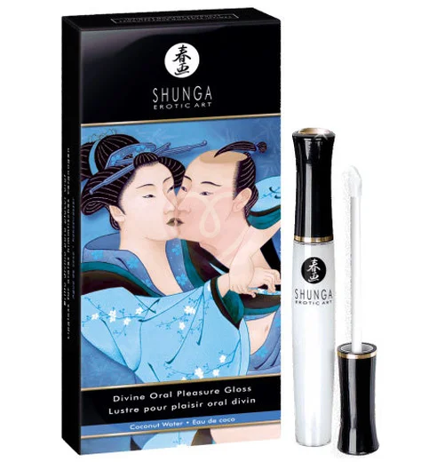 Блеск для губ для орального секса Shunga Кокос 10 мл фото 1