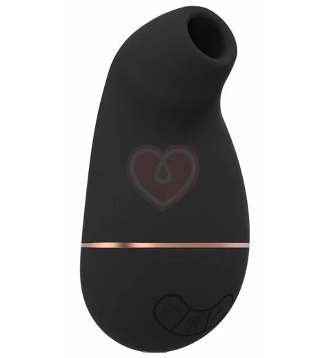 Бесконтактный клиторальный стимулятор Irresistible Kissable чёрный фото 1