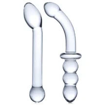 Набор из 2 стеклянных фаллоимитаторов Glas G-Spot Pleasure