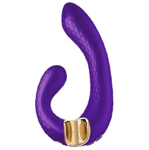 Вибратор с клиторальным стимулятором Shunga MIYO фиолетовый