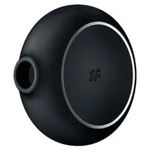 Круглый вакуумный вибростимулятор Satisfyer Pro To Go 3 чёрный