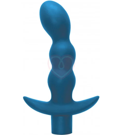 Анальный стимулятор c вибрацией Spice It Up Naughty бирюзовый фото 1