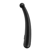 Анальный стимулятор с вибрацией Pipedream Vibrating Curve чёрный