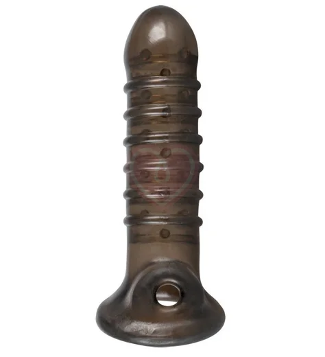 Рельефная насадка на пенис Rebel Dick&Ball Sleeve фото 1