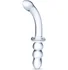 Стеклянный двухсторонний фаллоимитатор Glas Ribbed фото 1