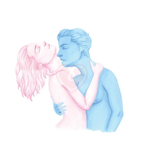 Открытка Влюблённые фото 1