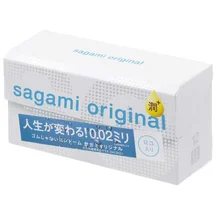 Полиуретановые презервативы Sagami Original 002 с дополнительной смазкой 12 шт